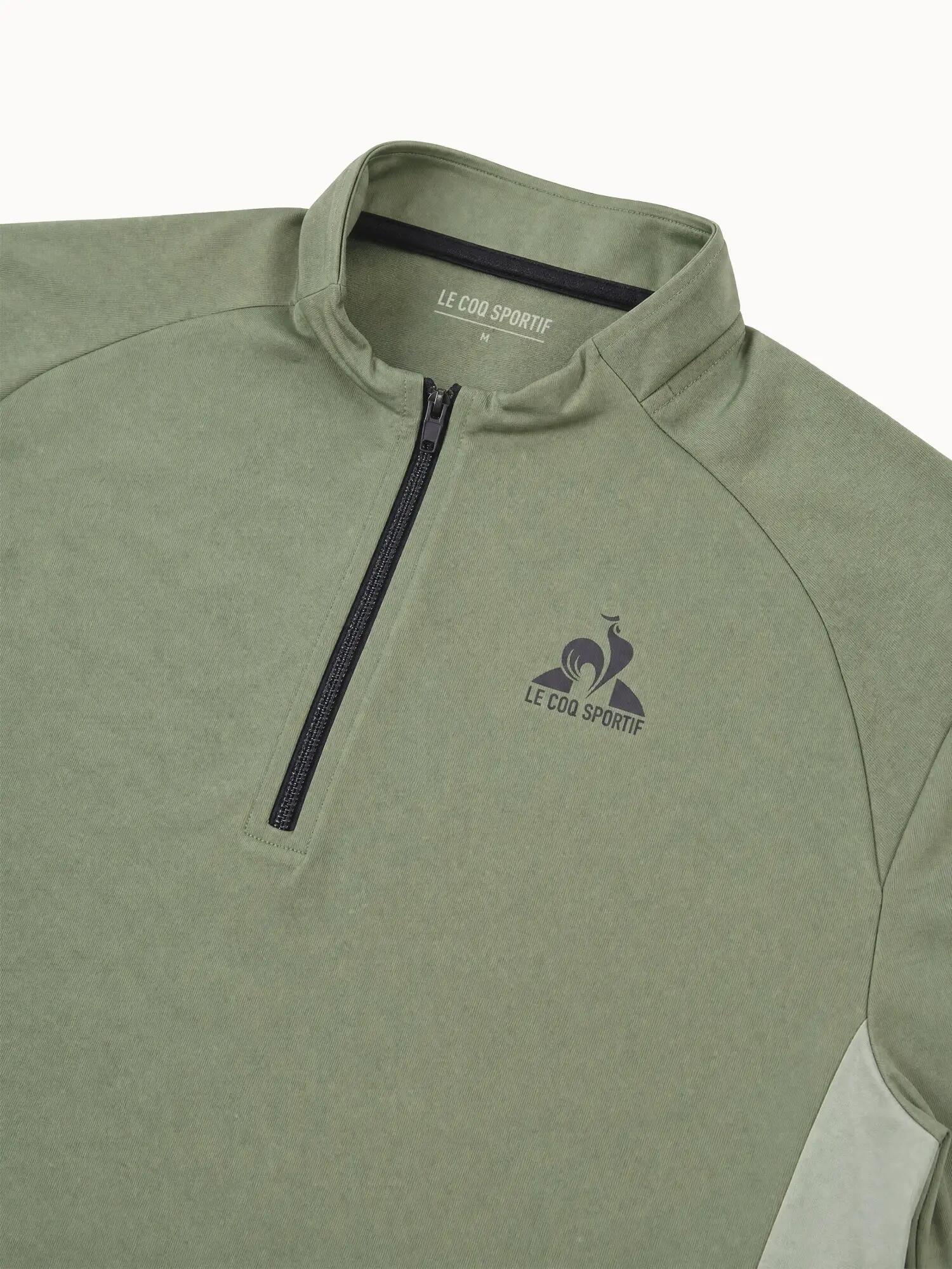 Sweatshirt demi-zippé d'entrainement stretch TRAINING RENTREE SPORTIVE 4/7
