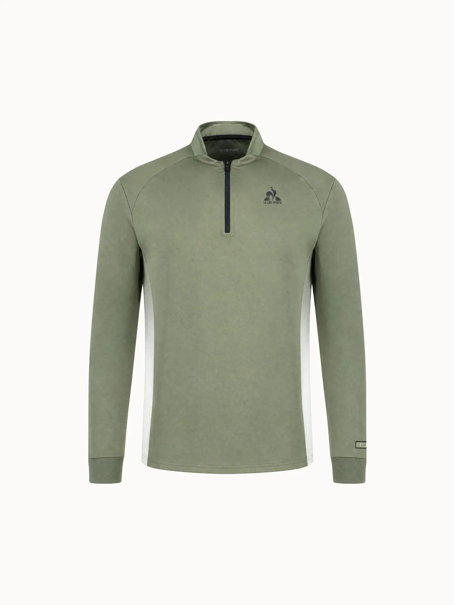 Sweatshirt demi-zippé d'entrainement stretch TRAINING RENTREE SPORTIVE 2/7