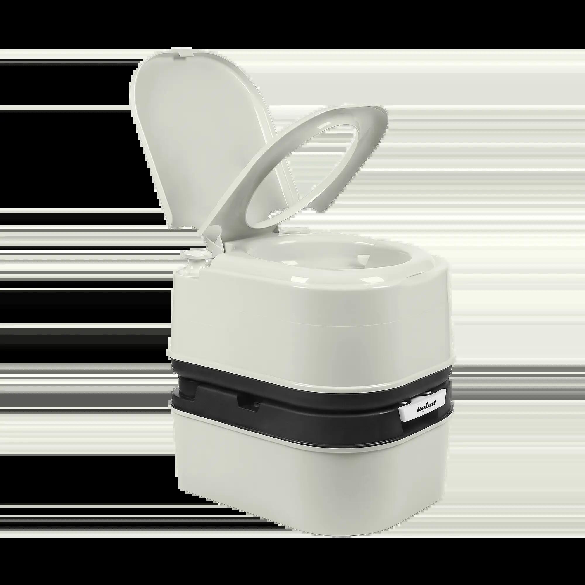 Toaleta turystyczna przenośna ze spłuczką mobilne WC 24L/20L Rebel 2/7