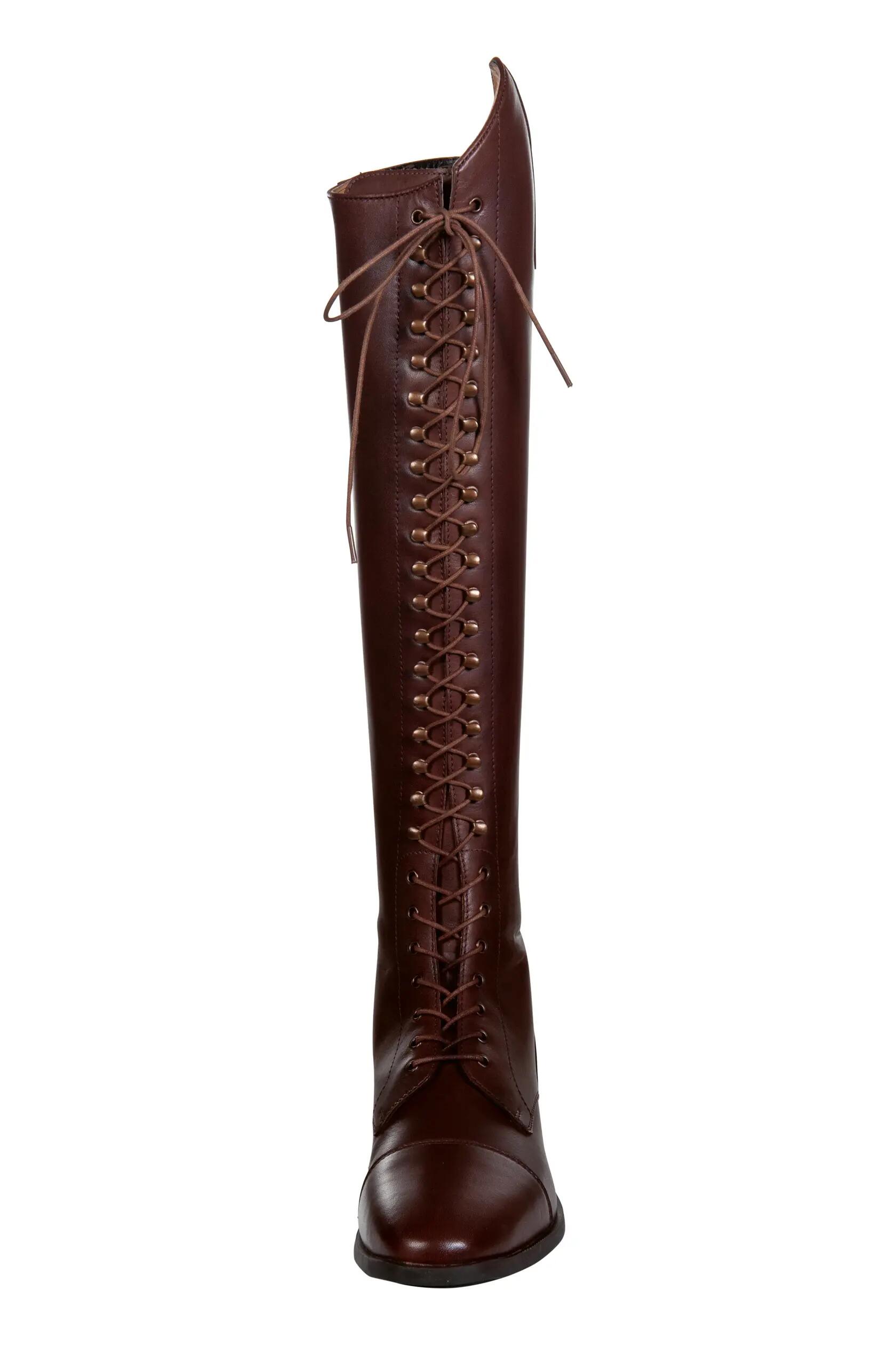 Stivali da equitazione lunghi in pelle donna HKM Elegant Lace 5/7