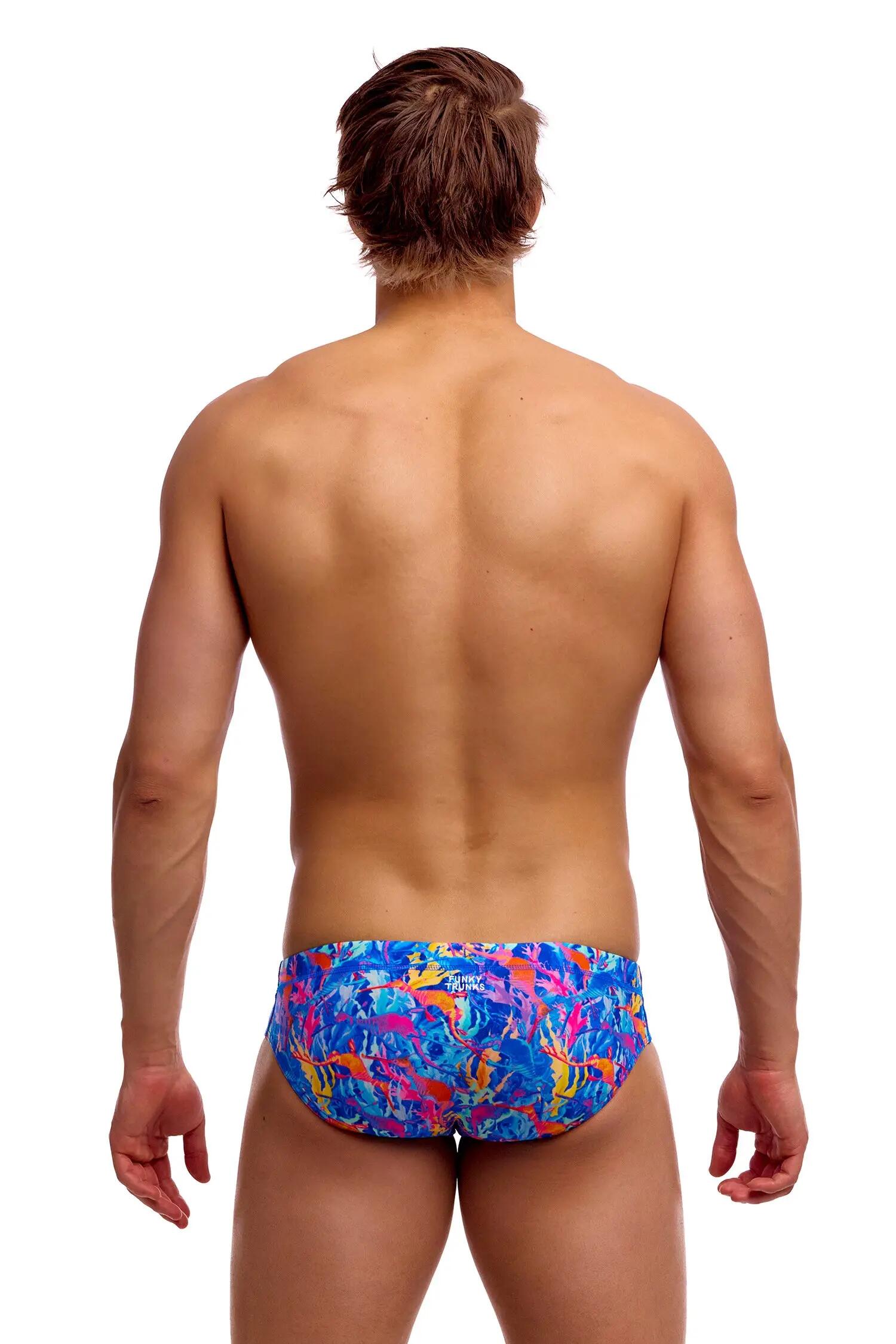 Funky Trunks Zwemslip Seamed Brief Dragons Den Zwart 2/8
