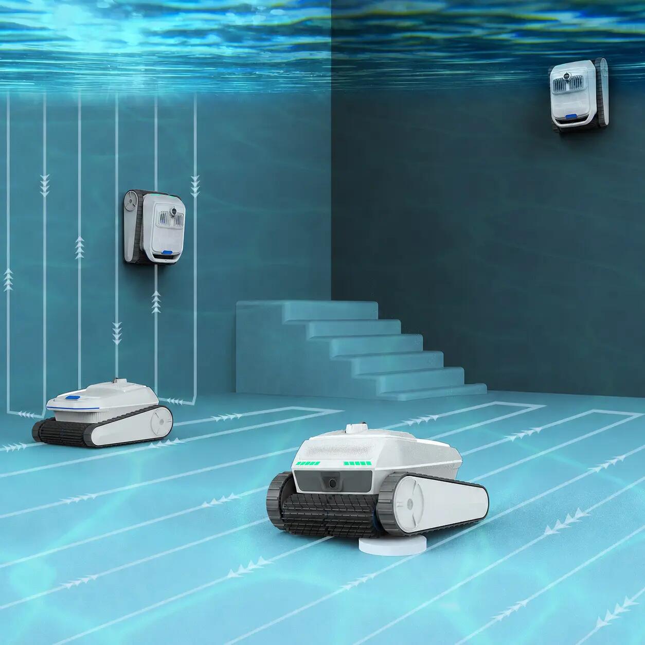 AIRROBO 200 Lite Robot Piscine,3 Modes,Filtration 180μm,150 min,300 m² 2/6