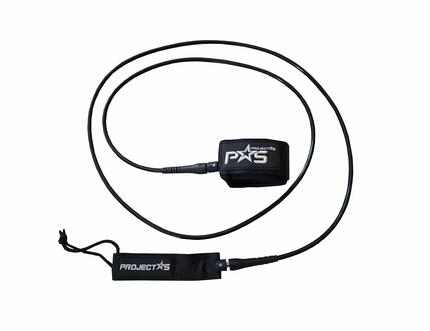 Sicherheitsleine für Surfboard & SUP - Schwarz 7mm 9" Fuß