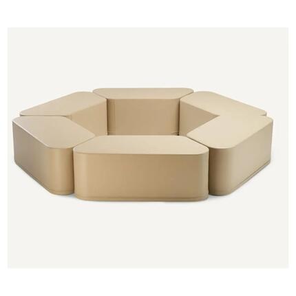 Module de motricité - Baby-gym - Unisexe - Modulaire et léger - Beige