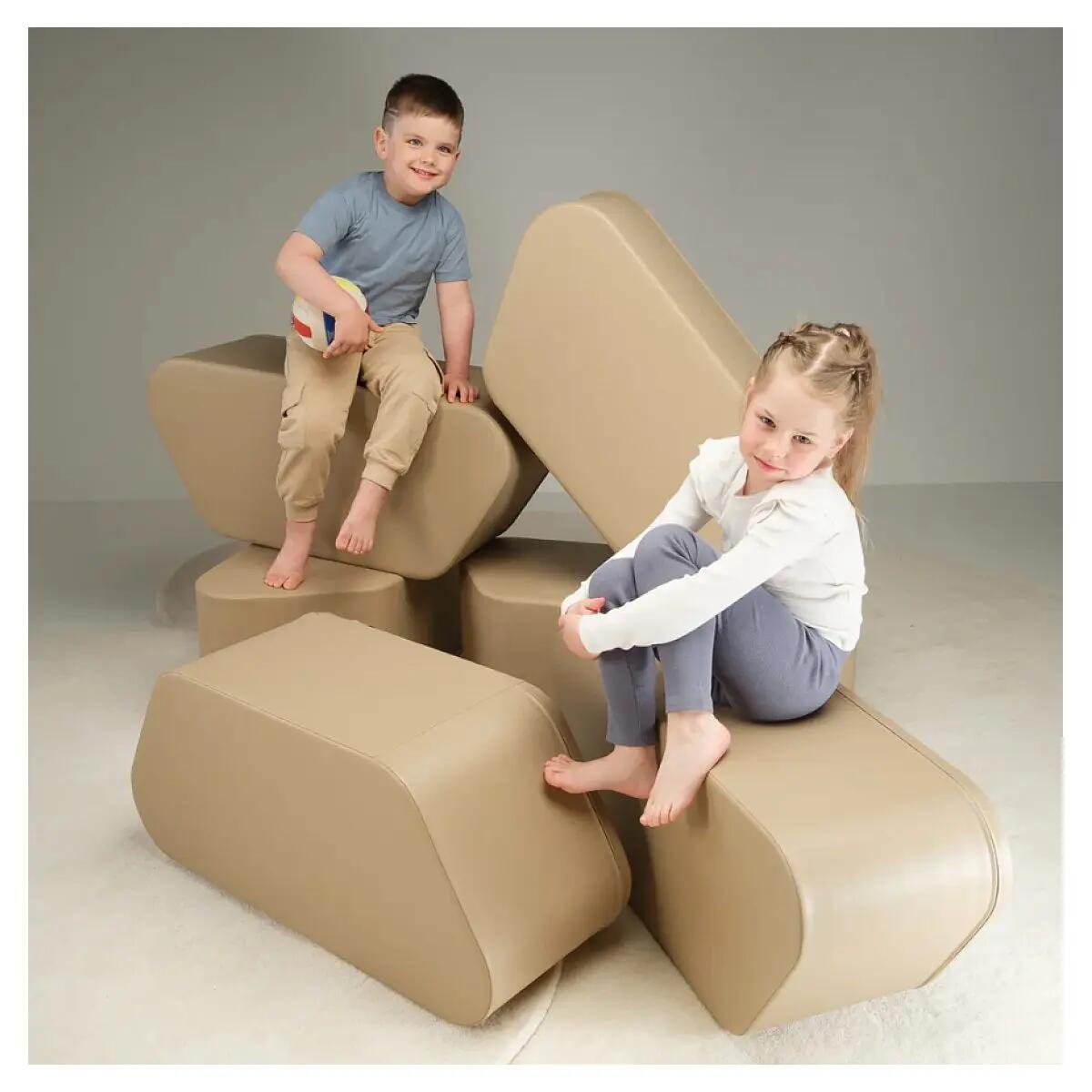 Module motricité - baby gymnastics - Unisex - mousse haute densité - beige 2/3
