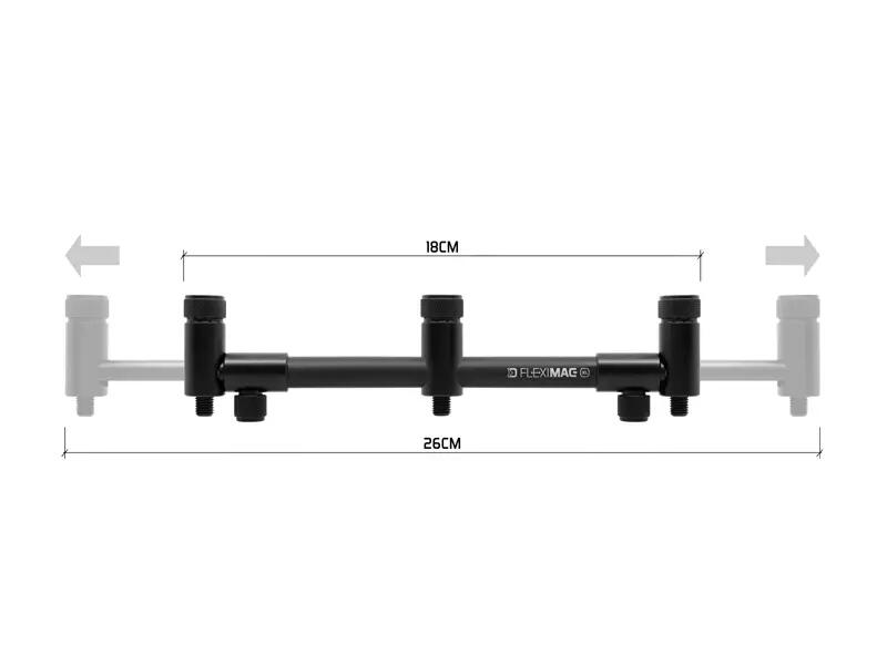 Sbarra estensibile per canne FlexiMAG BUZZ XL | XL 25-35cm 4/6