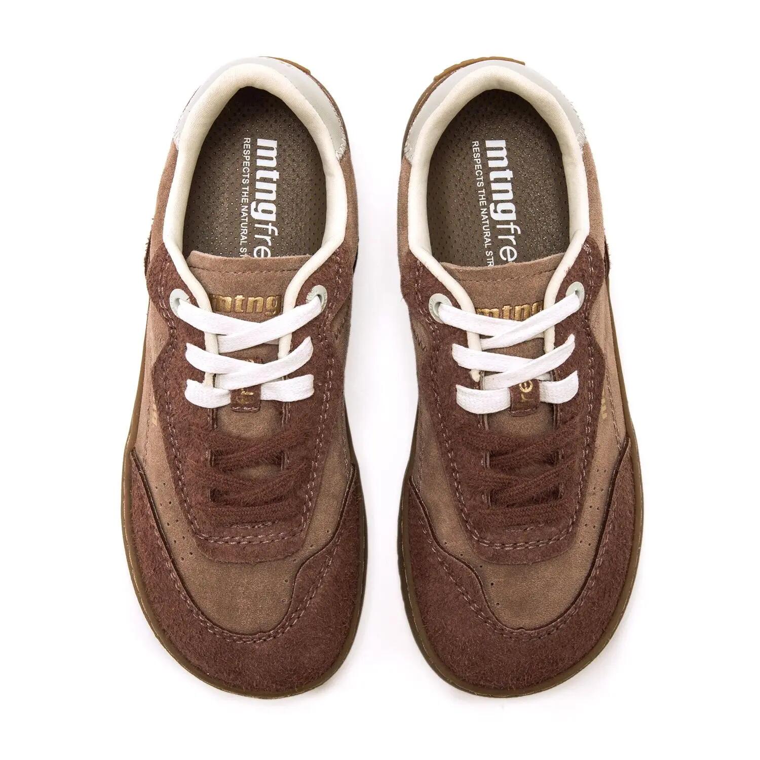 Zapatillas caminar Mujer barefoot MTNG Free alask Marron 2/6