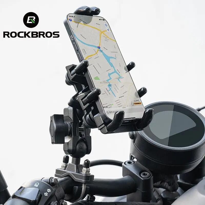 Uchwyt na telefon Heavy Duty metalowy z absorpcją drgań (25210024001)  ROCKBROS 4/7