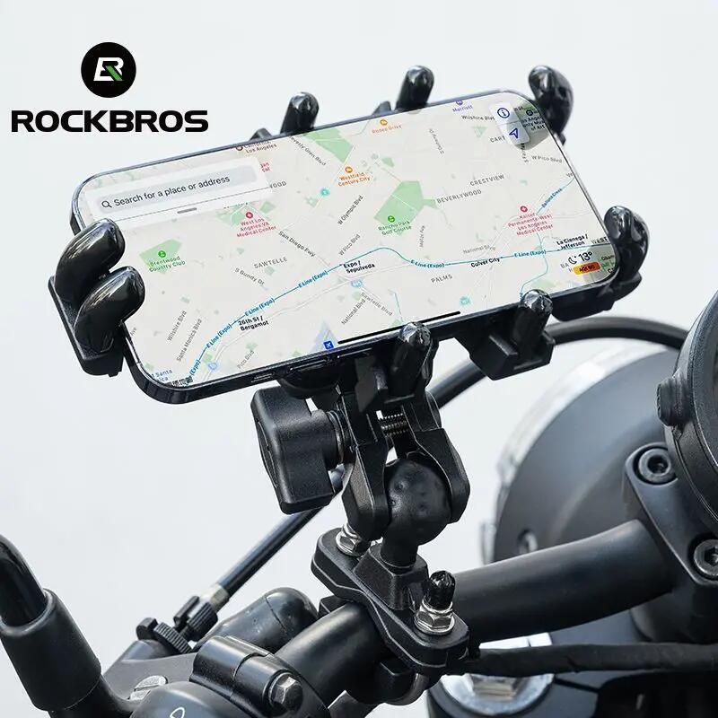 Uchwyt na telefon Heavy Duty metalowy z absorpcją drgań (25210024001)  ROCKBROS 3/7