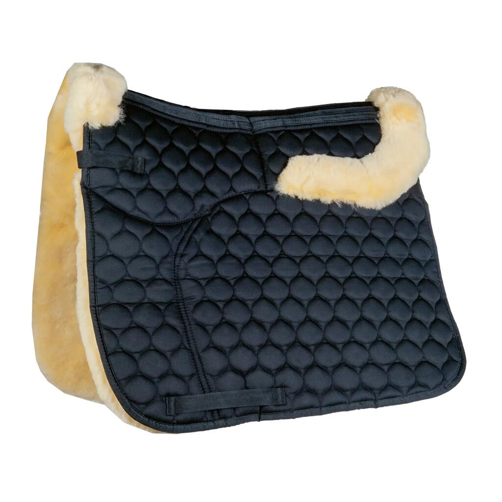 Sheepskin Dressage Saddle Pad for Horse HKM