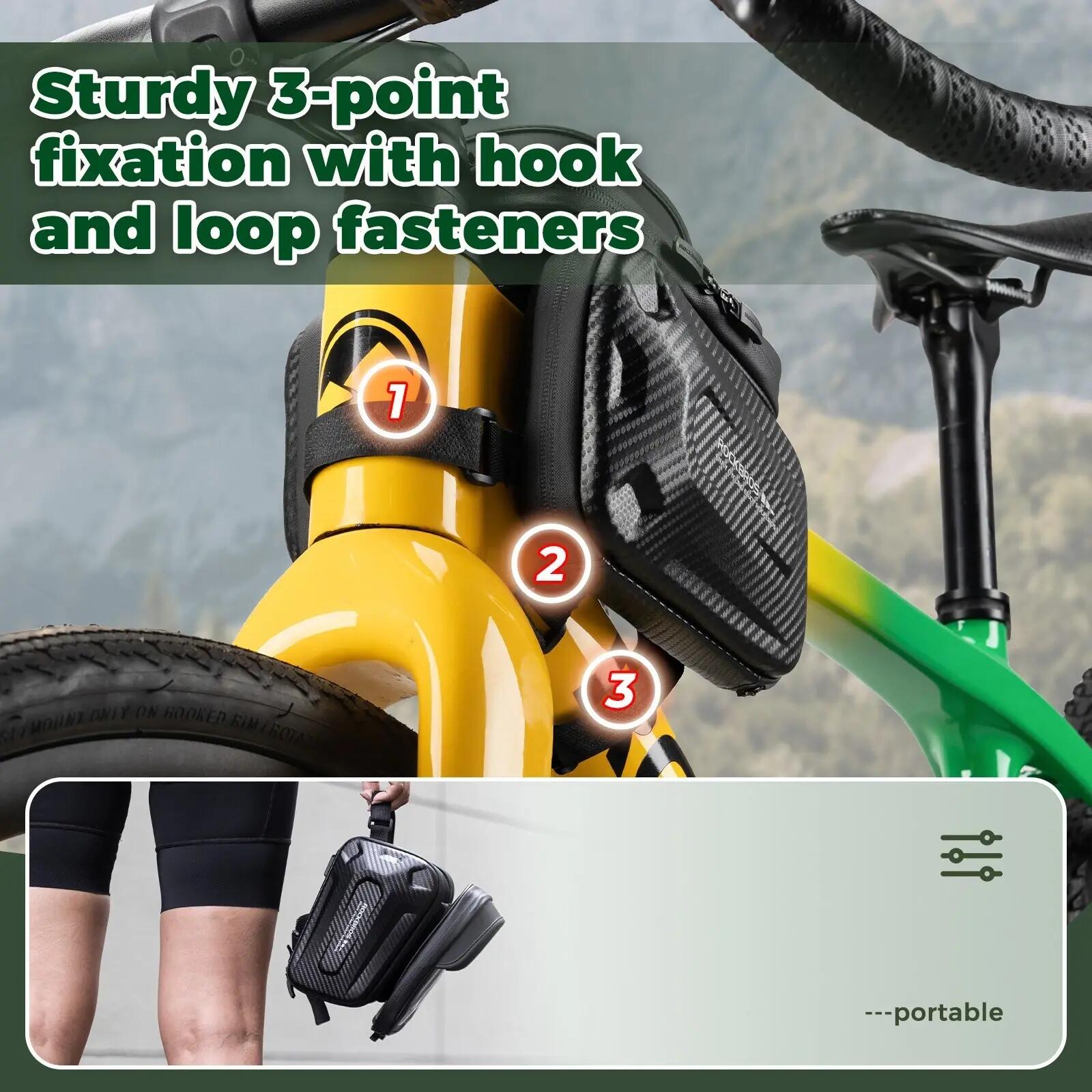 ROCKBROS Fahrrad Rahmentasche TPU Touchscreen 6/6
