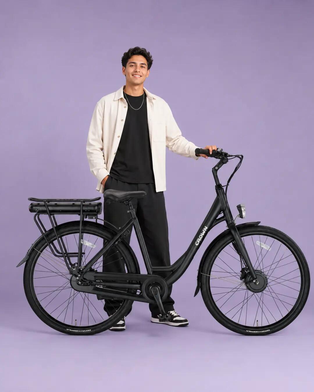 Crown Sydney Elektrische Damesfiets 28 inch 52cm 7v 4/7