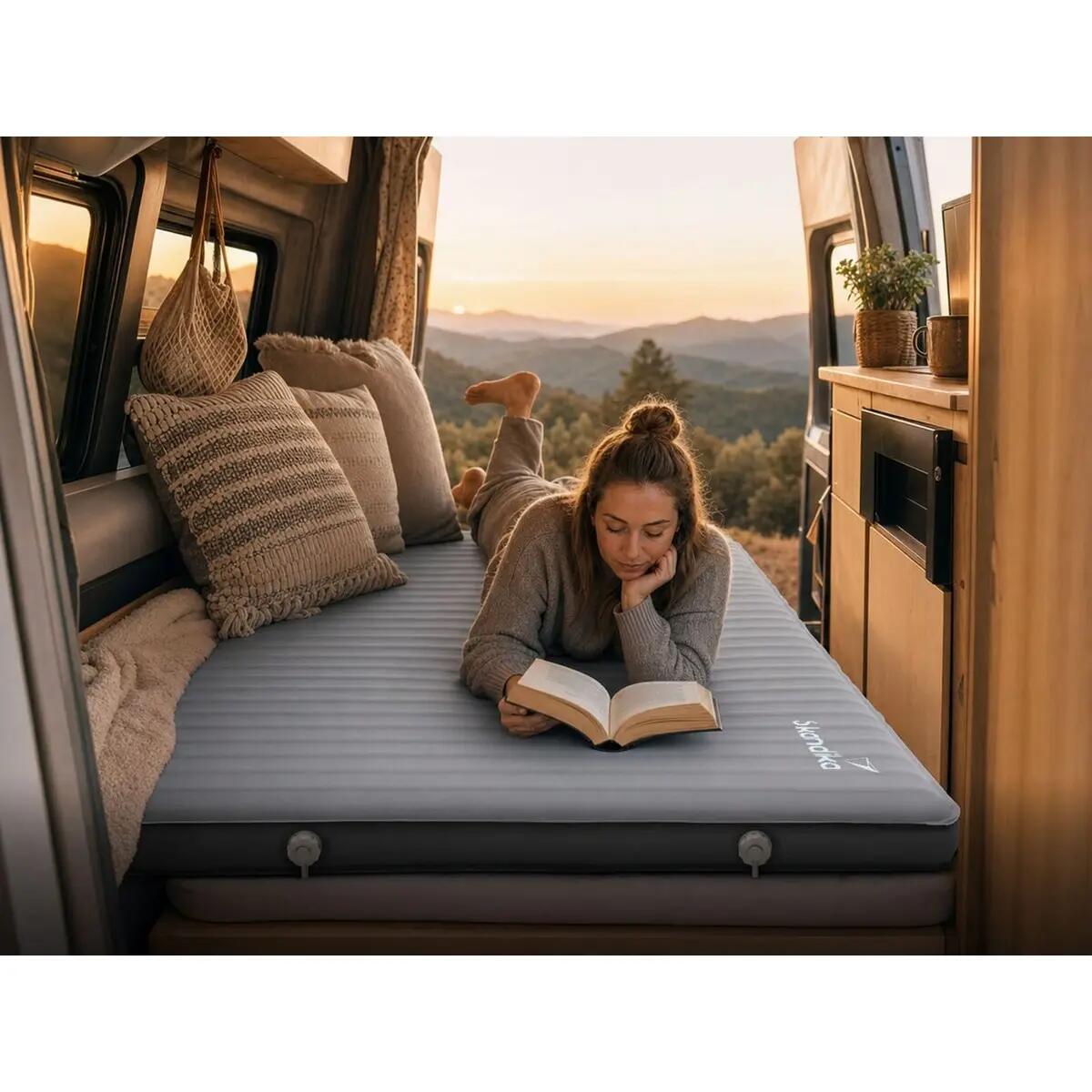 Colchão de ar Easy 3D Premium Compact - para 2 pessoas - autoinsuflável 4/15