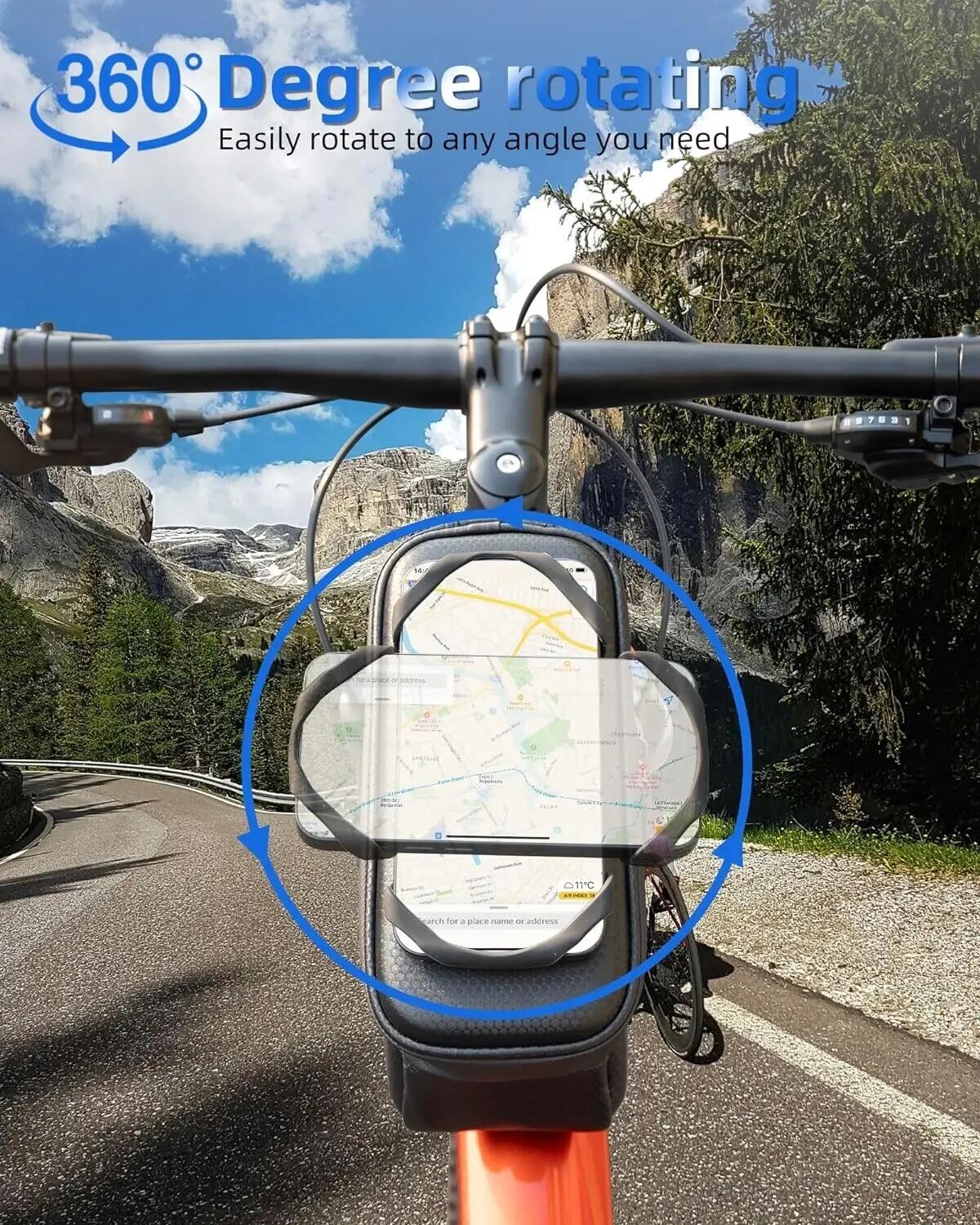 ROCKBROS Fahrradtasche Hartschalen-Rahmentasche 5/8