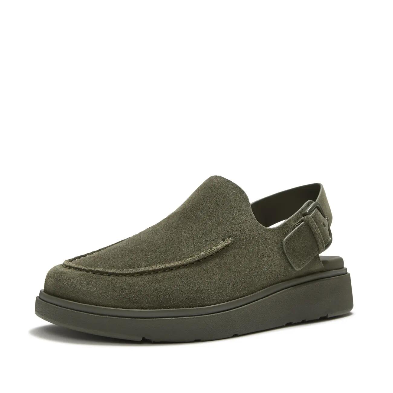 FITFLOP Gen-FF Suede Back-Strap Mules  OLIJFGROEN 37 6/7