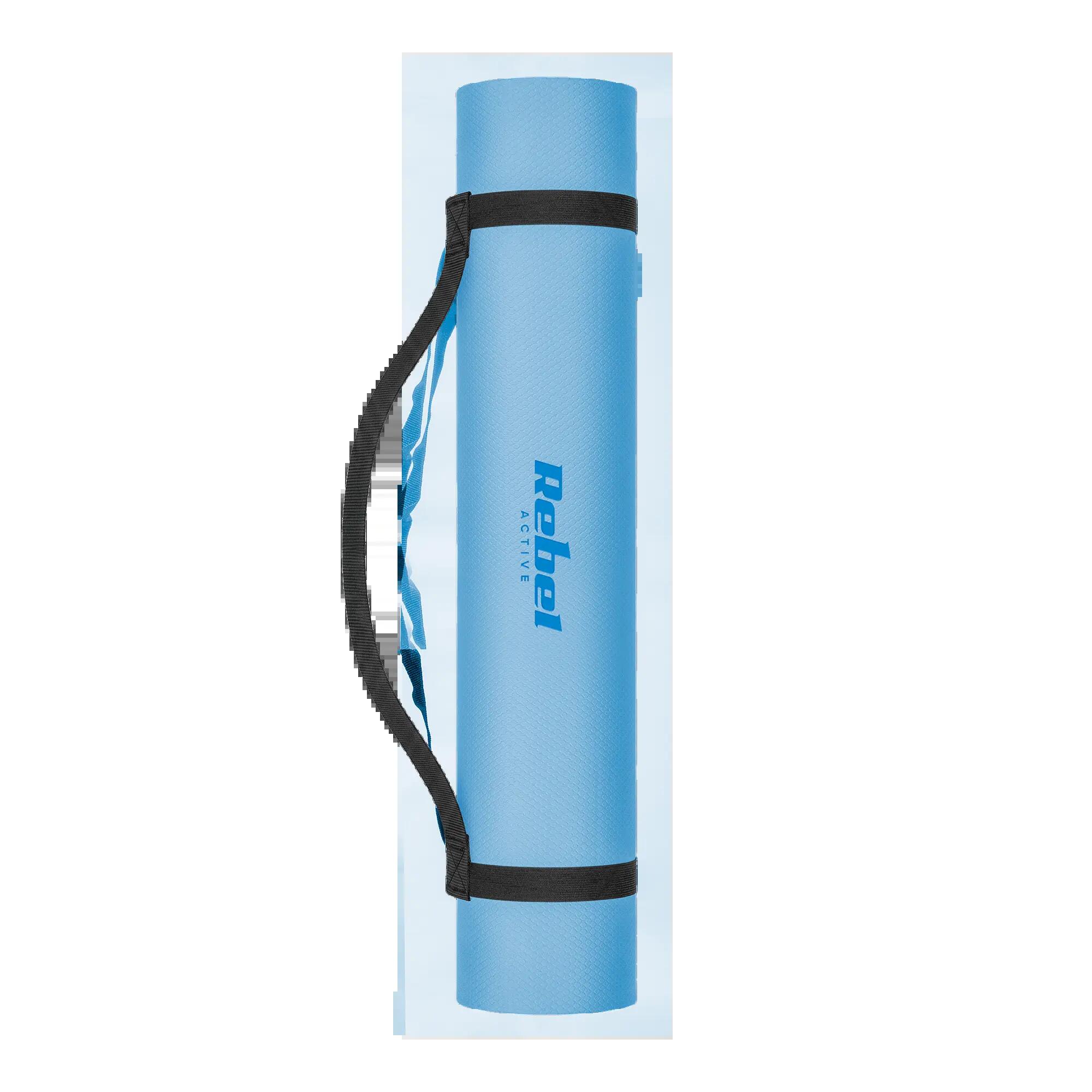 Gymnastikmatte für Yoga, Pilates und Fitness, 200 x 90 cm, TPE, 1 cm, Rebel 3/7