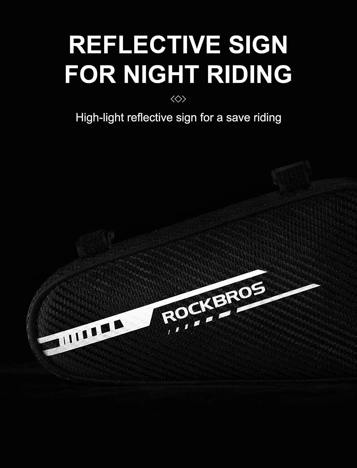 ROCKBROS Fahrradtasche Rahmentasche Dreieckstasche 4/6
