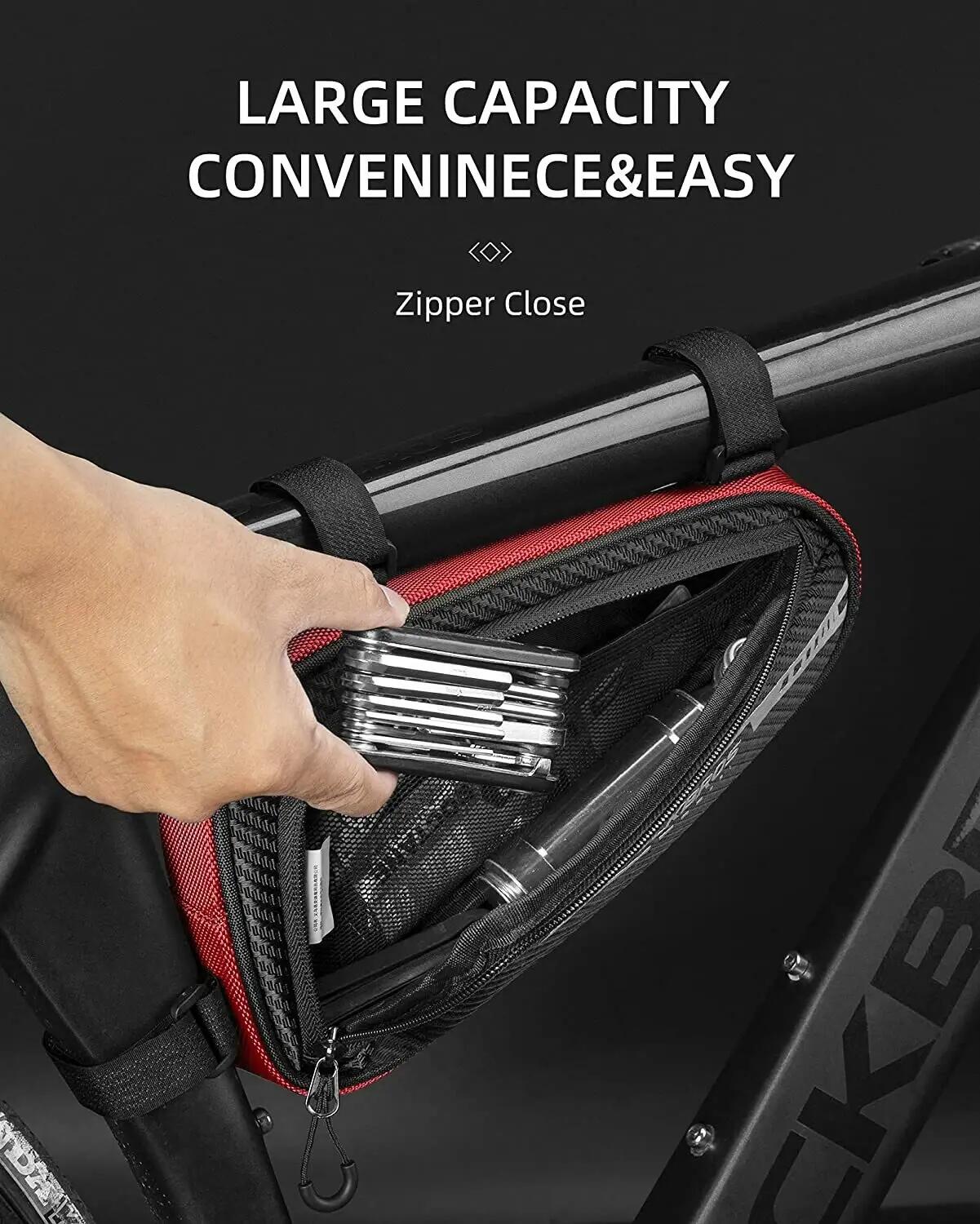 ROCKBROS Fahrradtasche Rahmentasche Dreieckstasche 3/6