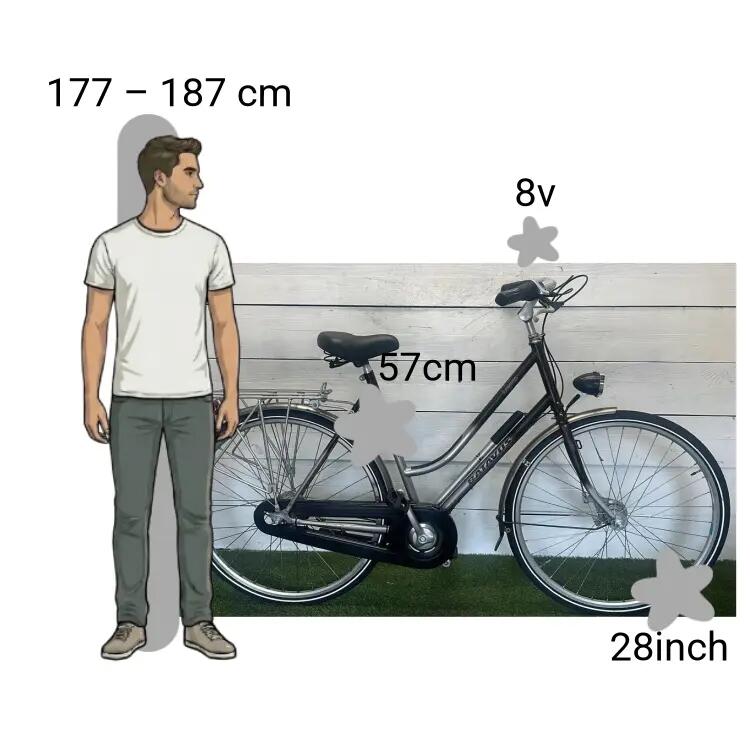 Bicicleta usada Batavus Legato 2/4