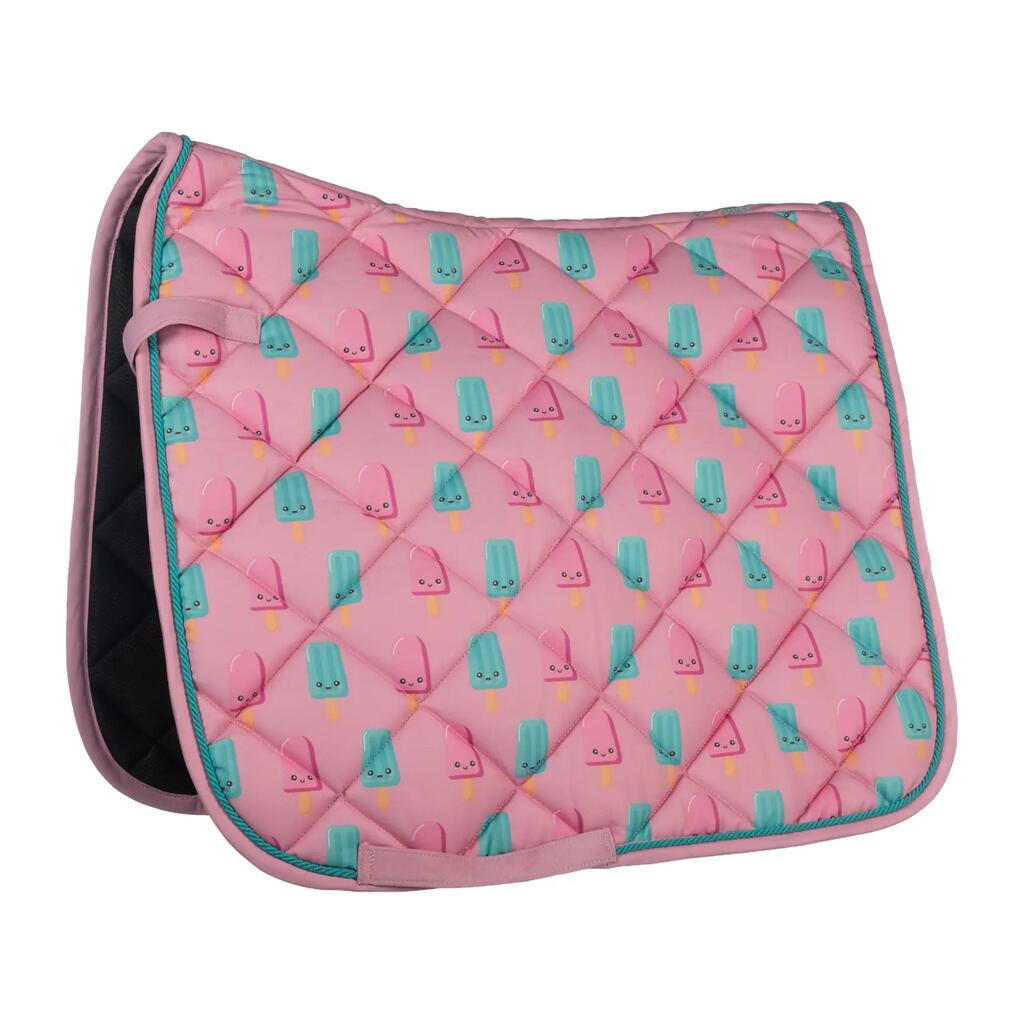 Dressage saddle pad for horses HKM Naples