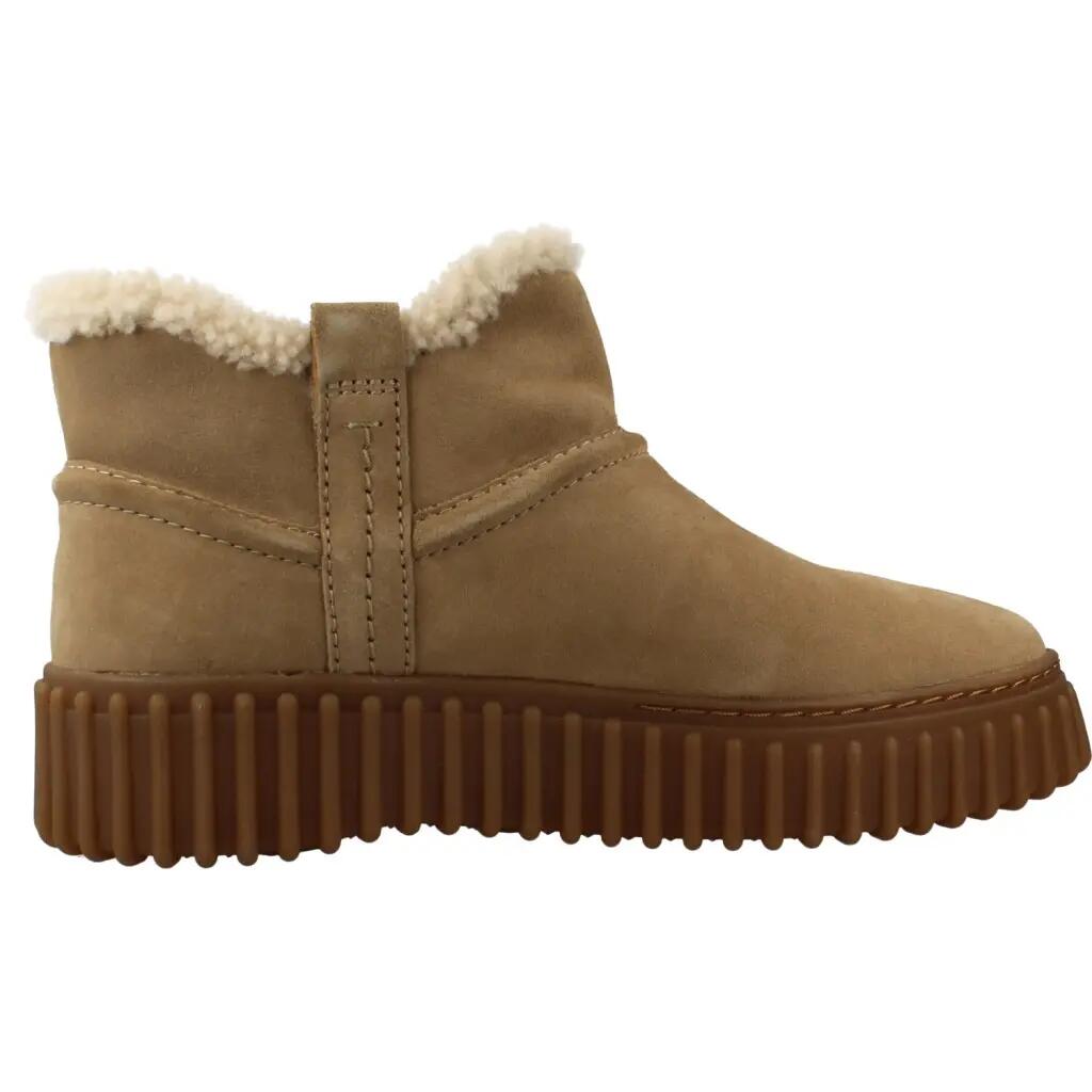 CLARKS 26327994C TORHILL WARM Jasnobrązowy 4/5