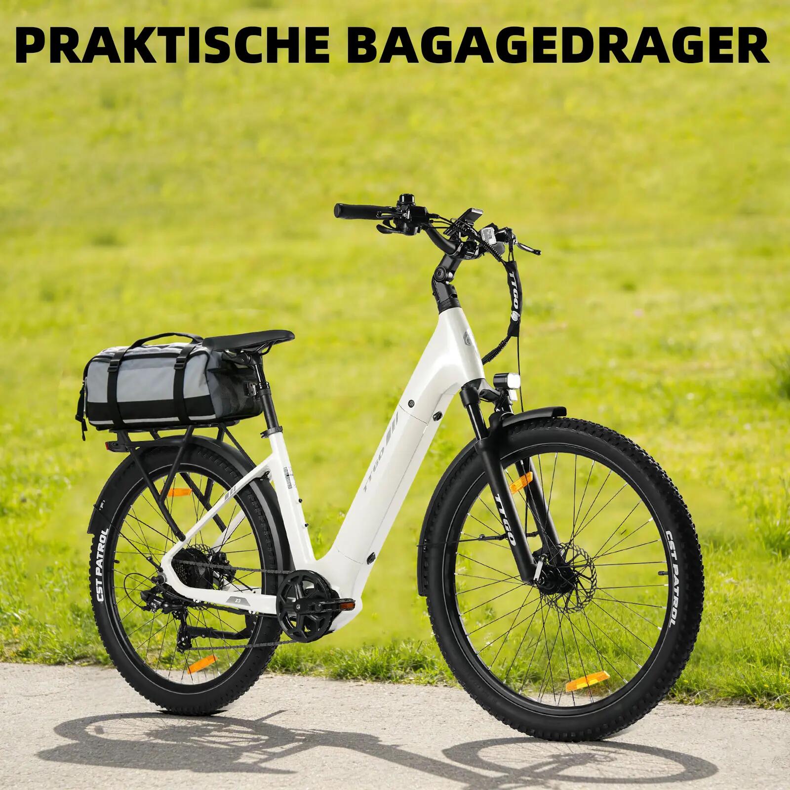 Elektryczny rower dla dorosłych TTGO Z3 48V 15Ah bateria 11/15
