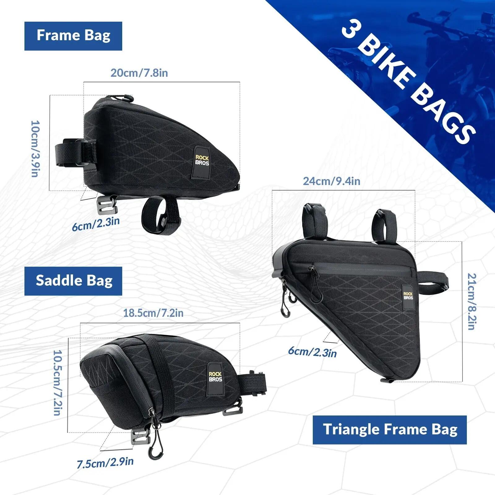 ROCKBROS Fahrrad Tasche Set 3PCS 2/7