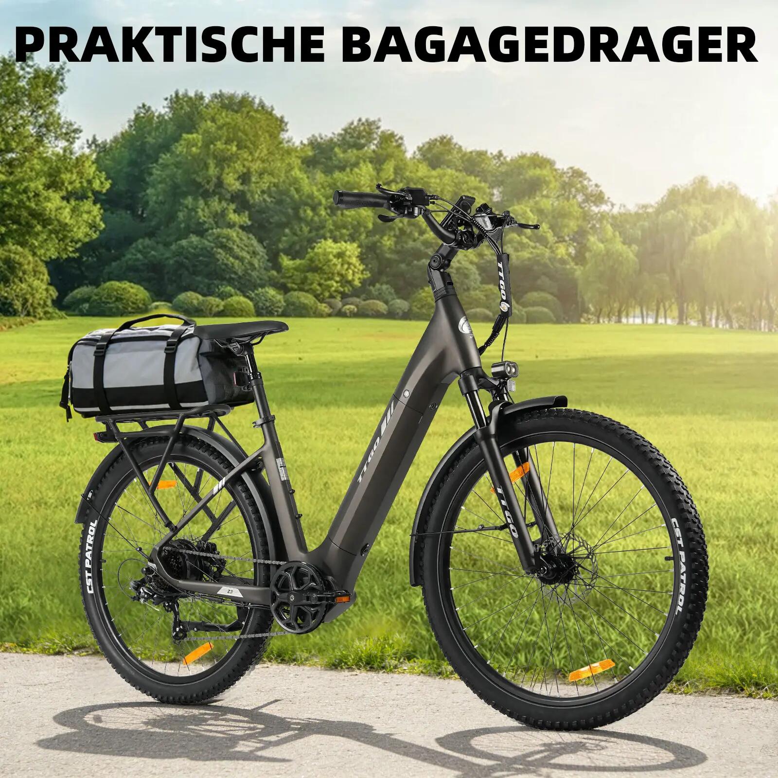 Elektryczny rower dla dorosłych TTGO Z3 48V 15Ah bateria 11/15