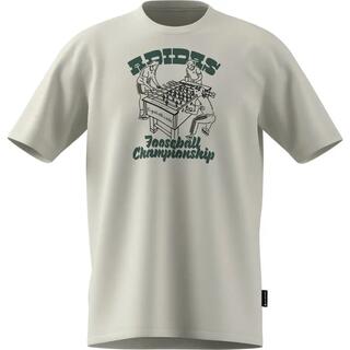Adidas M NOV FOOS T Men Sports T-Shirts White