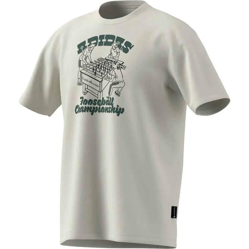 Adidas M NOV FOOS T Men Sports T-Shirts White -  5