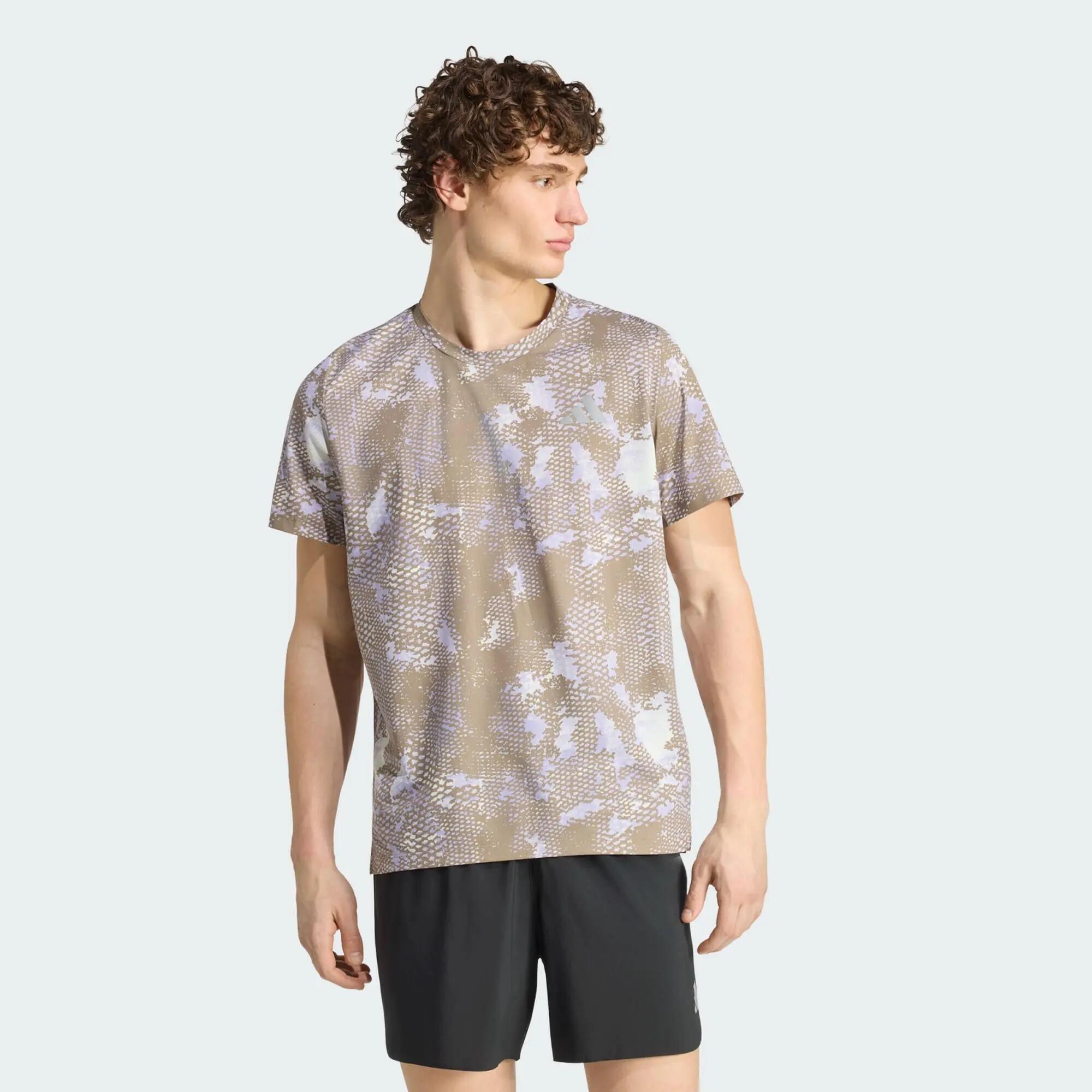 Adidas SAP M TEE Men Running T-Shirts Grey -  2