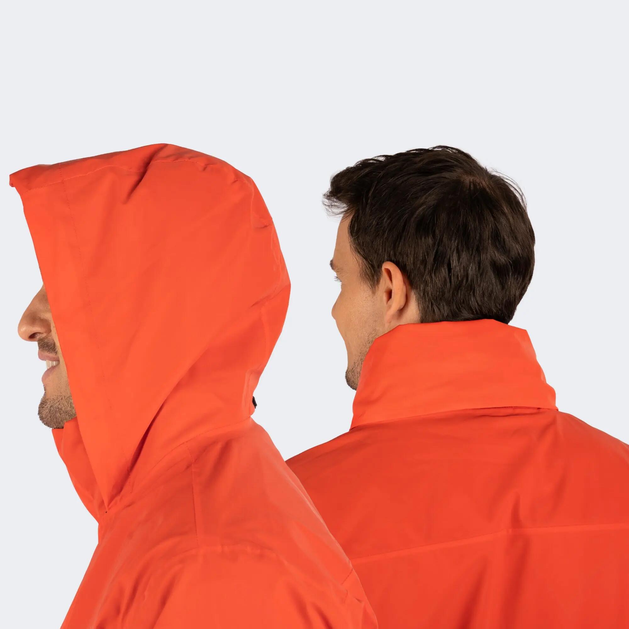 3-in-1 Jacket Men Waterproof & Reflective Raincoat with Fleece Zip-In 8/8