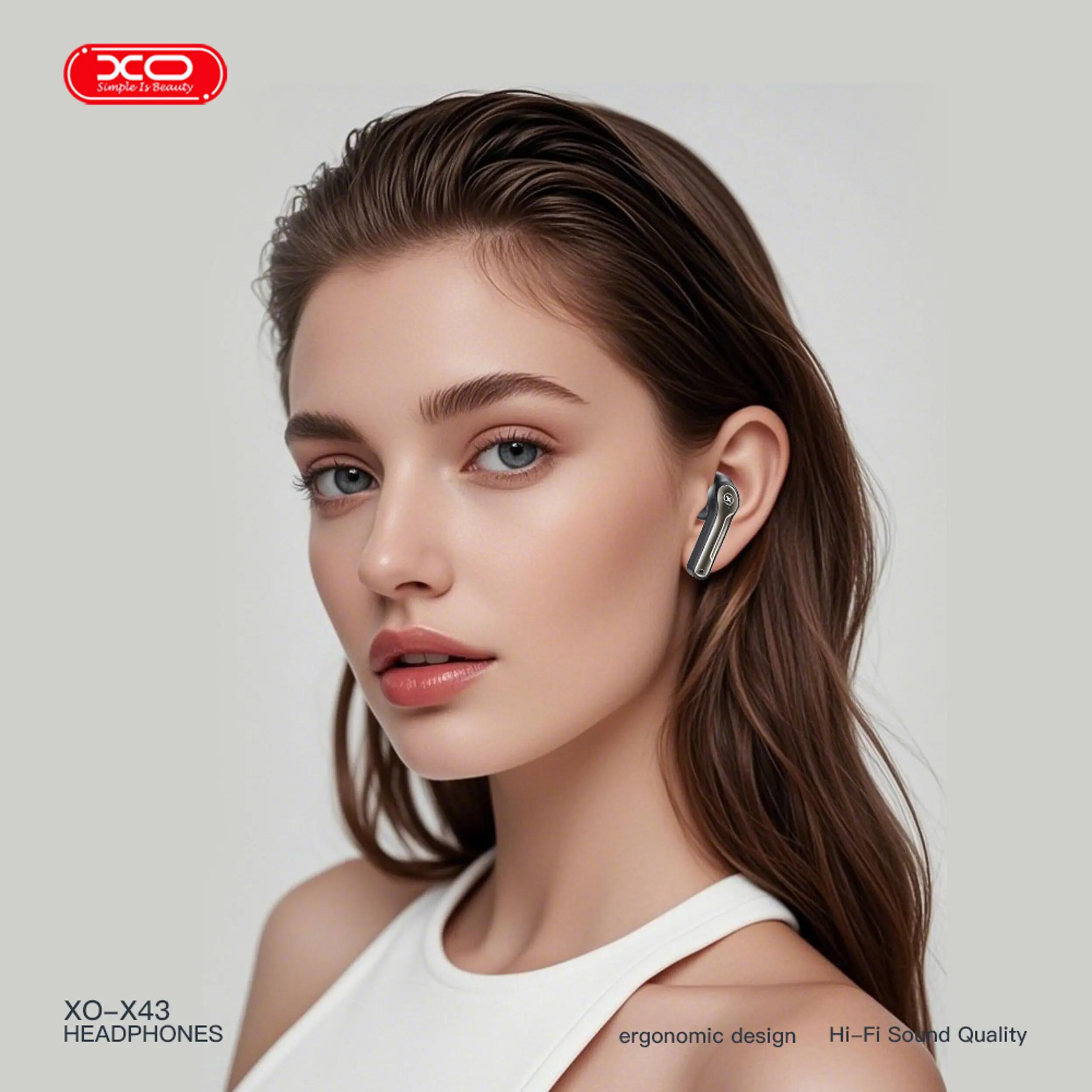 Écouteurs Bluetooth XO X43 TWS Noirs 7/8