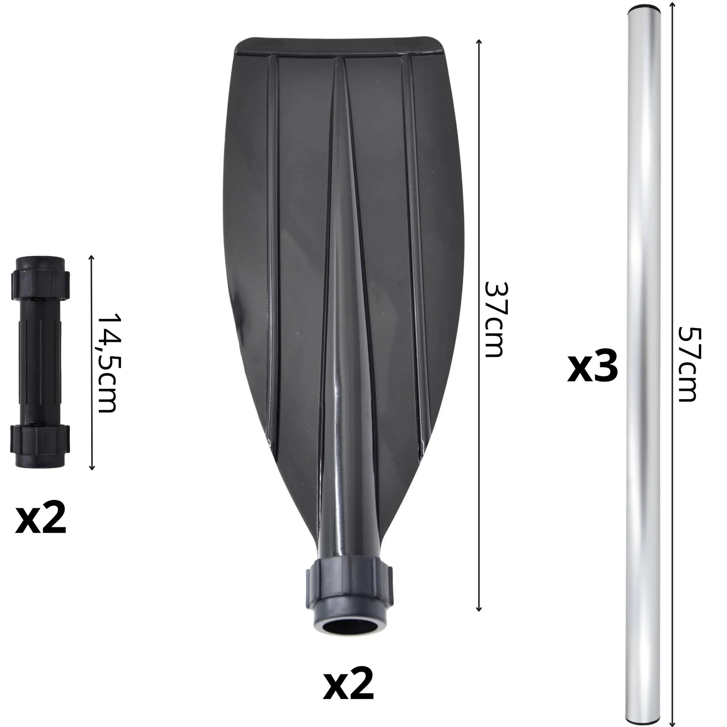 Wiosło składane Xqmax aluminiowe 2w1 6/7