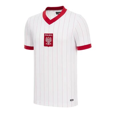 Polen 1982 - retro voetbalshirt - wit – copa football
