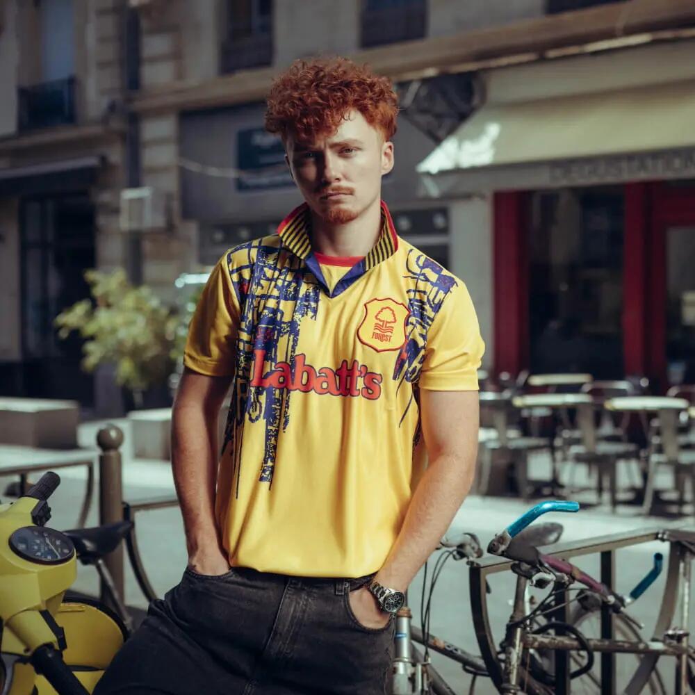 Camisola de Futebol Retro - Adulto - Nottingham Forest 1995/1997 - Amarelo 2/7