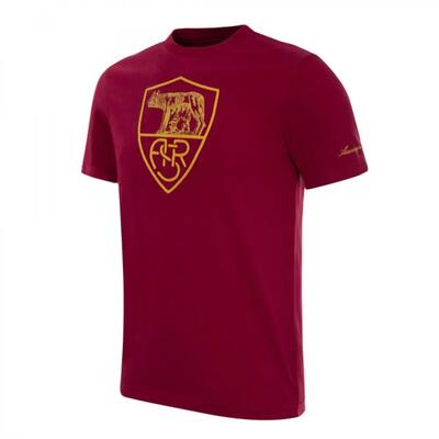 T-shirt - heren - as roma heritage - korte mouw - rood