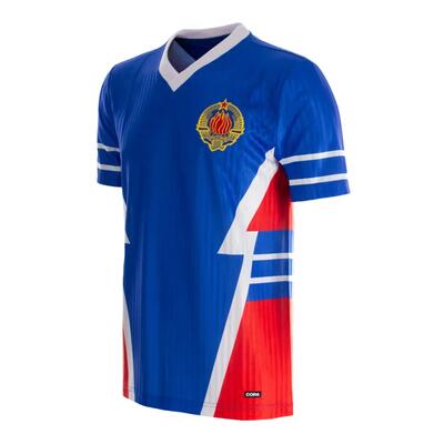 Yugoslavia 1990 - retro voetbalshirt - rood – copa football
