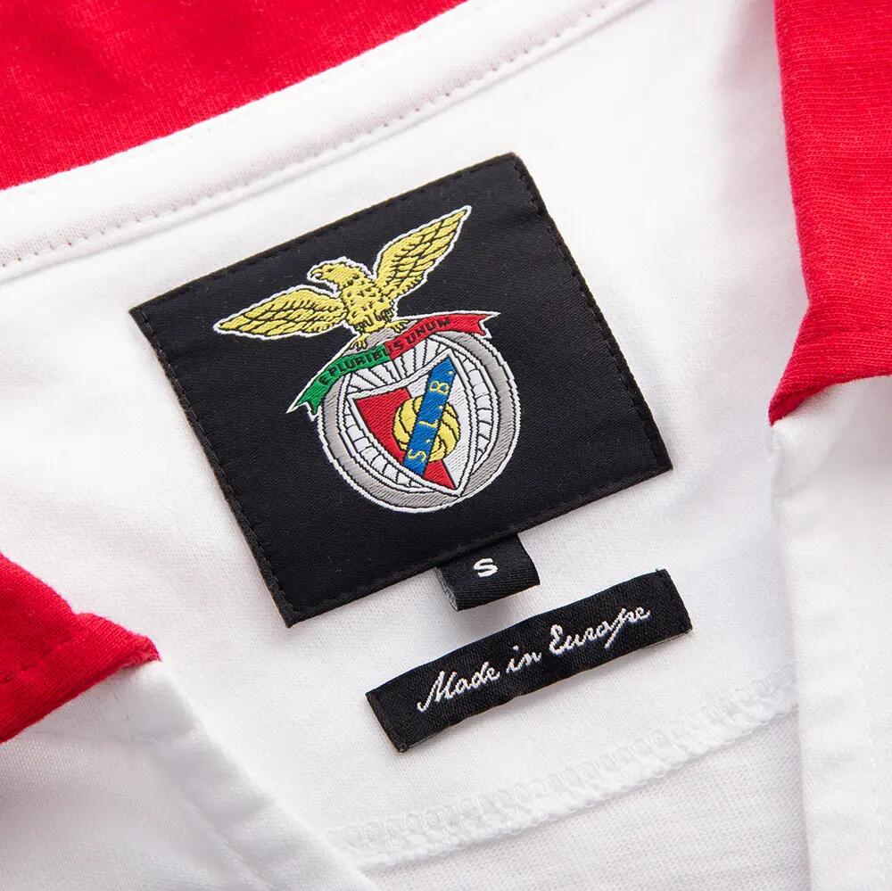 SL Benfica 1968 Uit - Retro Voetbalshirt - Wit – COPA Football 6/7