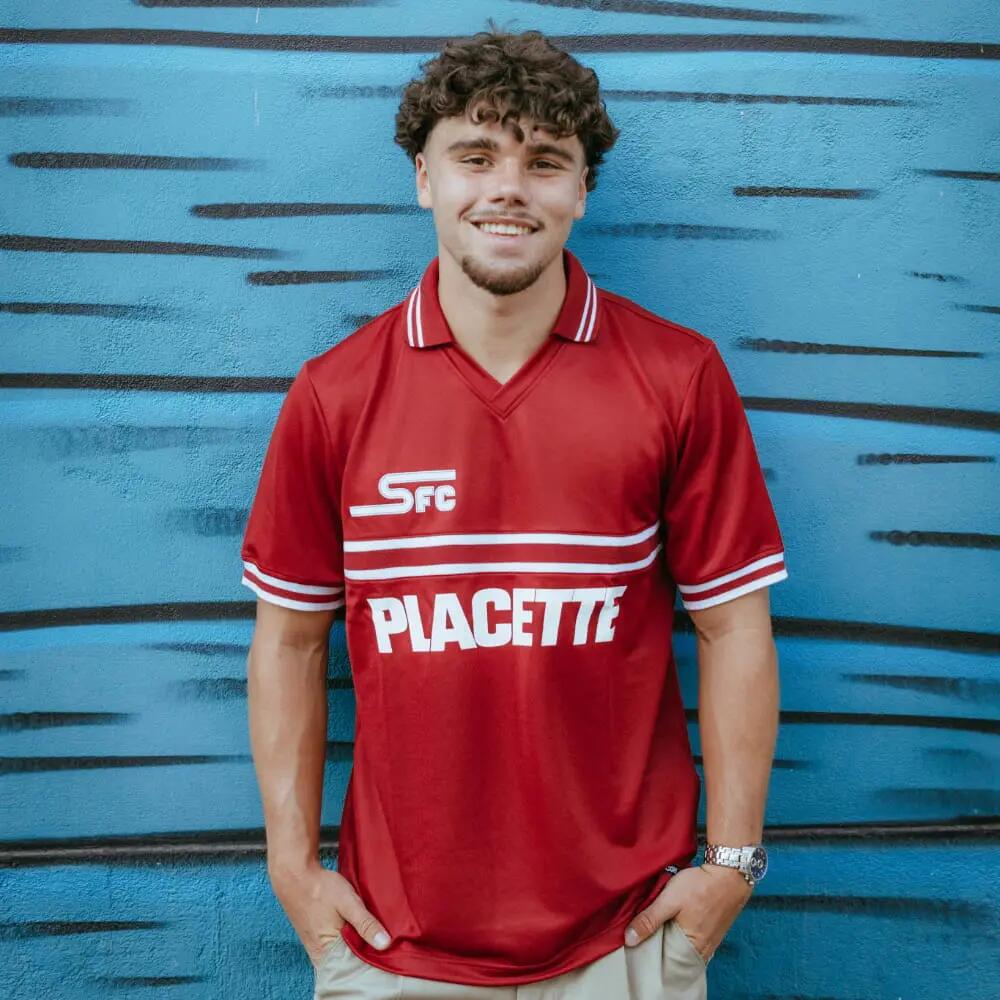 Maillot de football rétro - Homme - Servette FC 1984/85 - Rouge 2/7
