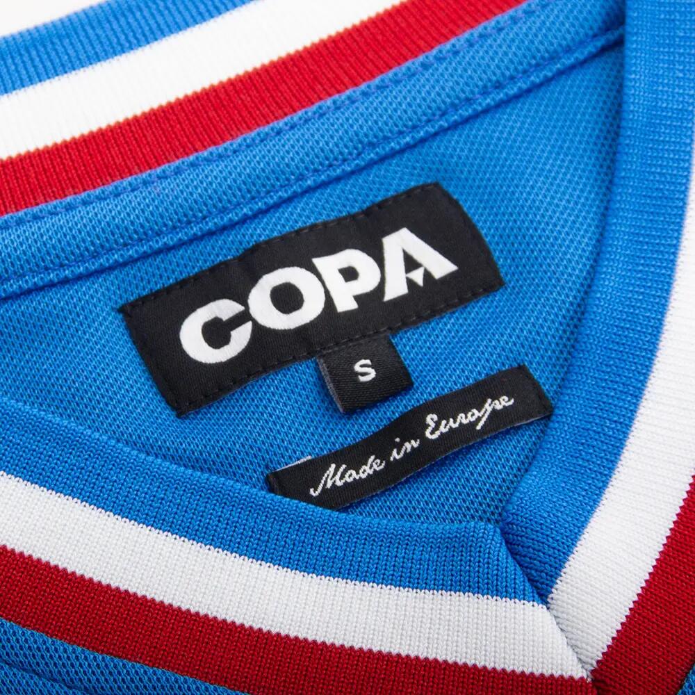 Frankrijk 1971 - Retro voetbalshirt - Blauw – COPA Football 6/7