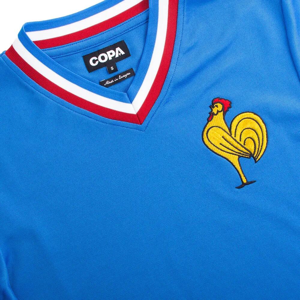 França 1971 - Camisola de futebol retro - Azul – COPA Football 4/7