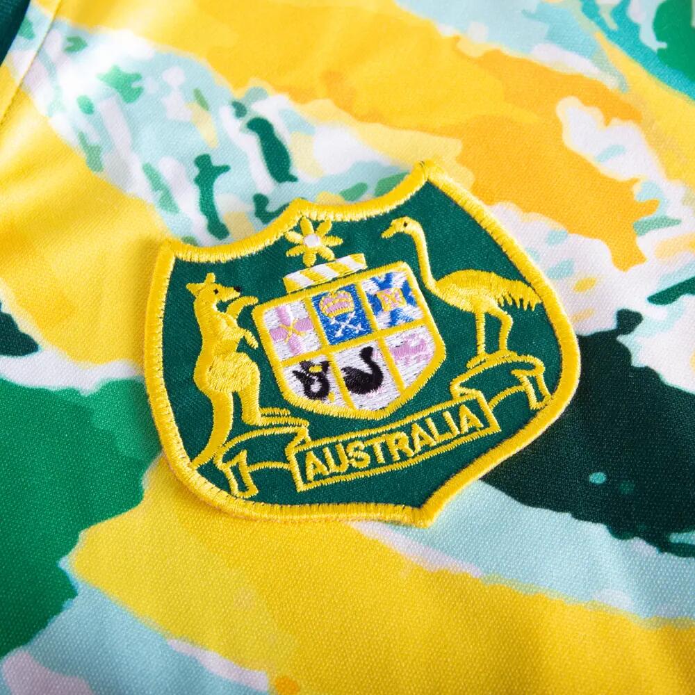 Australia 1990 - 93 - Koszulka piłkarska retro - Żółta – COPA Football 5/7
