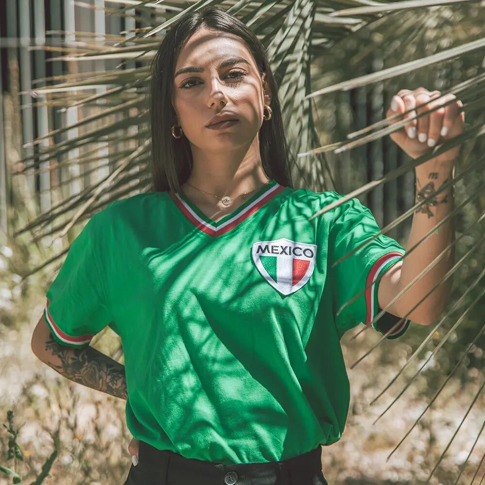 Messico Pelé anni '80 - Maglia da calcio rétro - Verde – COPA Football 2/7