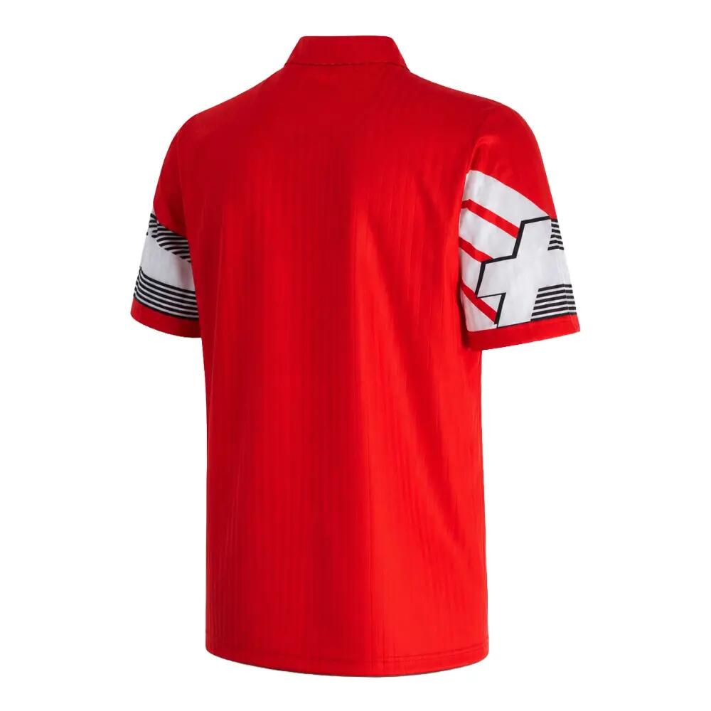 Zwitserland 1990 - 92 - Retro Voetbalshirt - Rood – COPA Football 3/7