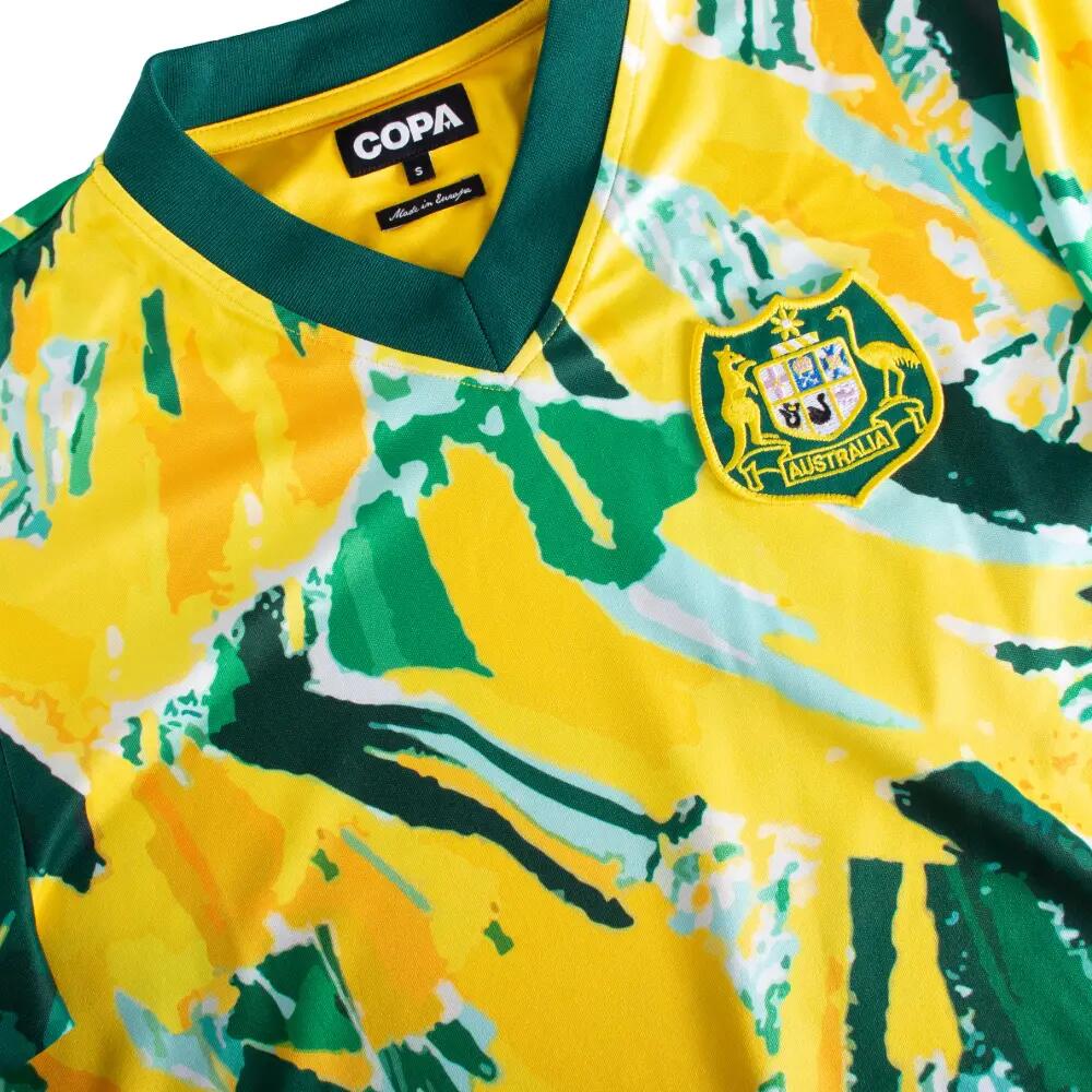 Australia 1990 - 93 - Koszulka piłkarska retro - Żółta – COPA Football 4/7