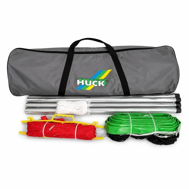 Set volei si tenis cu piciorul Huck cu fileu, stalpi si tusa marcaj 5/10