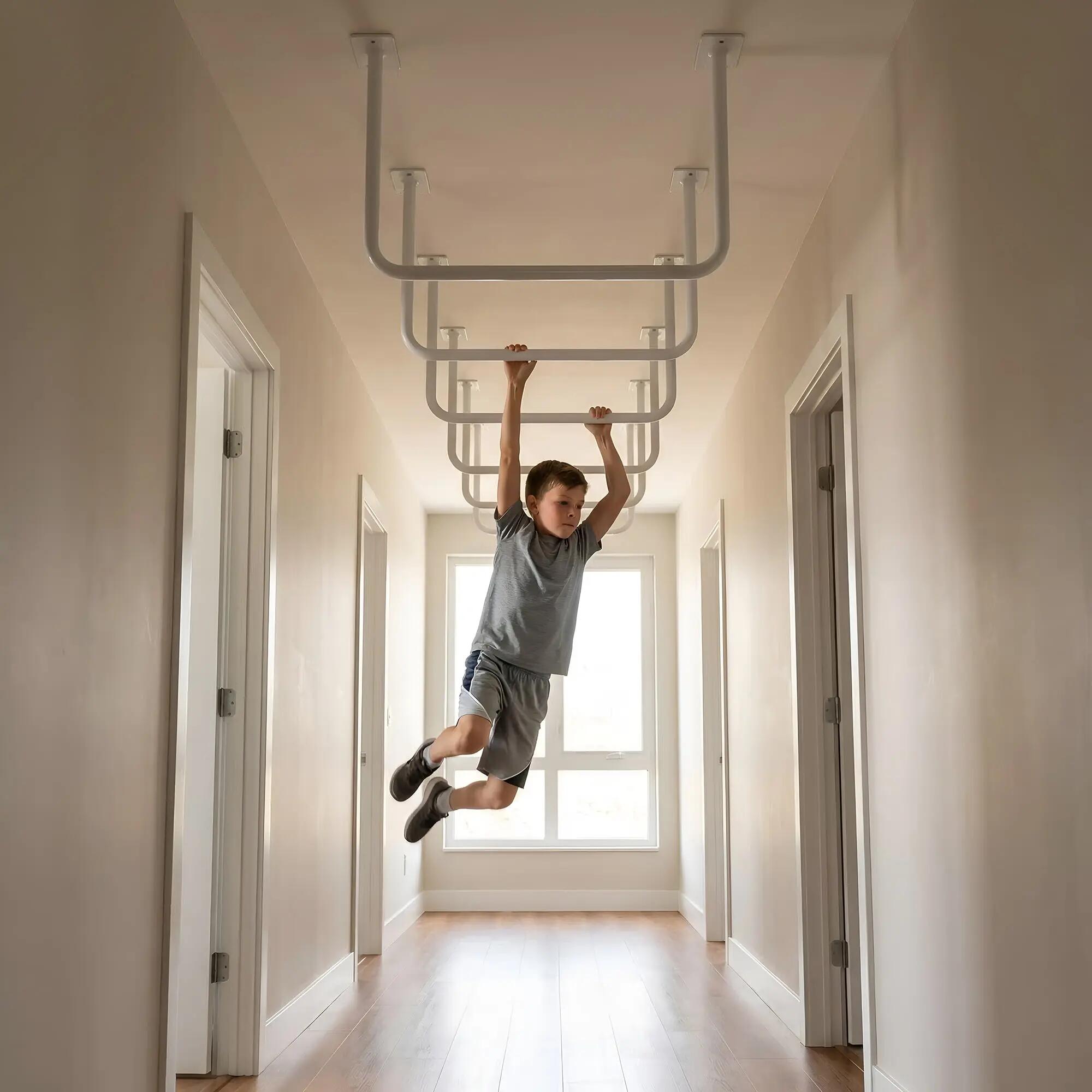 barre de traction au plafond métallique 6/6
