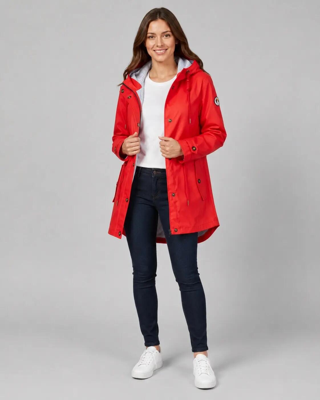 Damen - Regenjacke - Friesennerz, wind- & wasserdicht 2/4