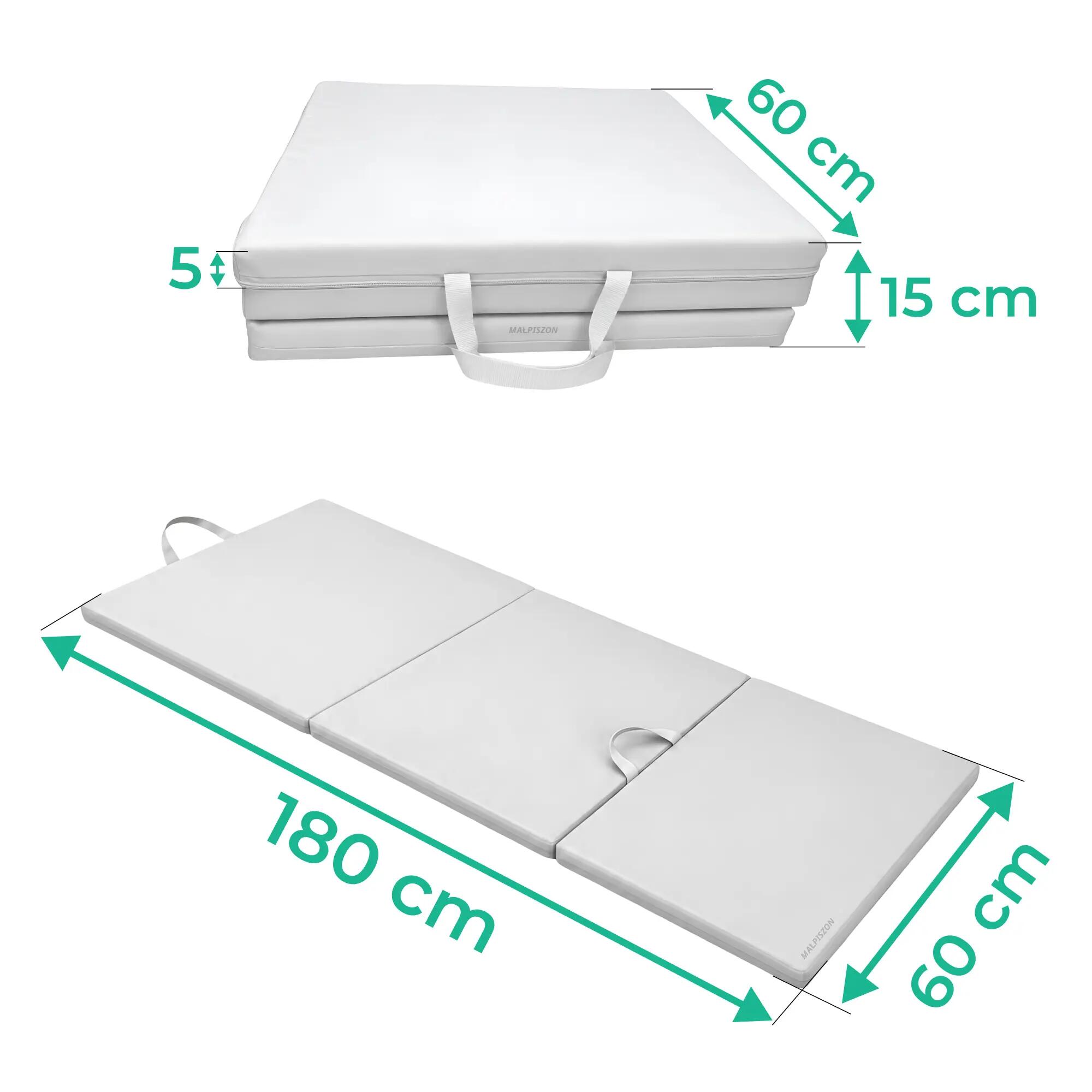 Matelas de gymnastique Monkey 180x60x5 noir 7/7
